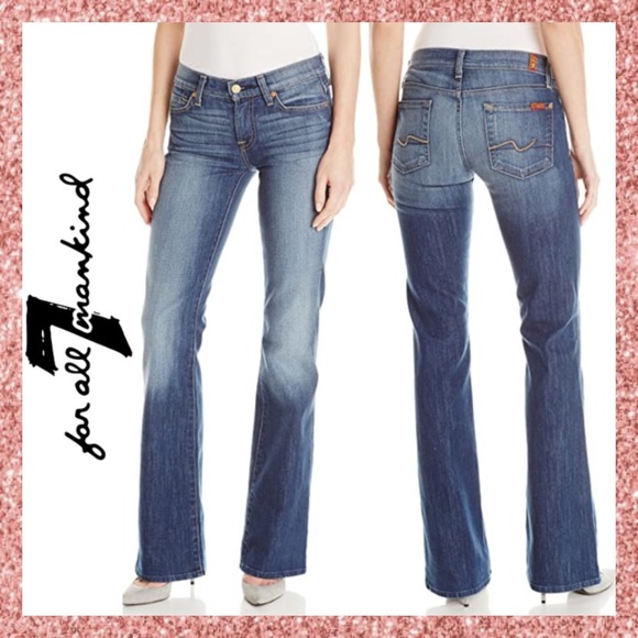 7 For All Mankind Denim - 7 For All Mankind Iconic Boot Cut Denim Jeans 29 8
